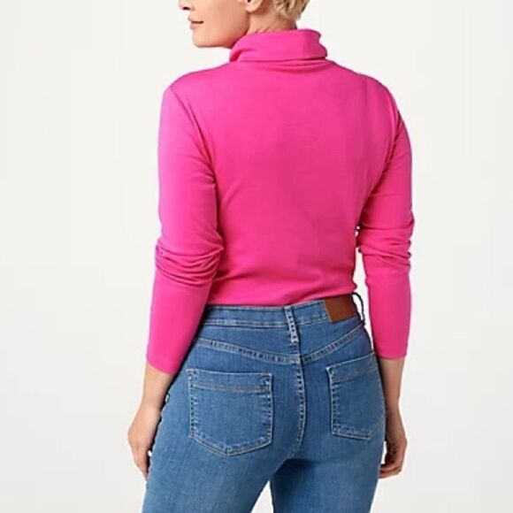 Isaac Mizrahi Live! Essentials Pima Cotton Bodysuit - Picture 2 of 4